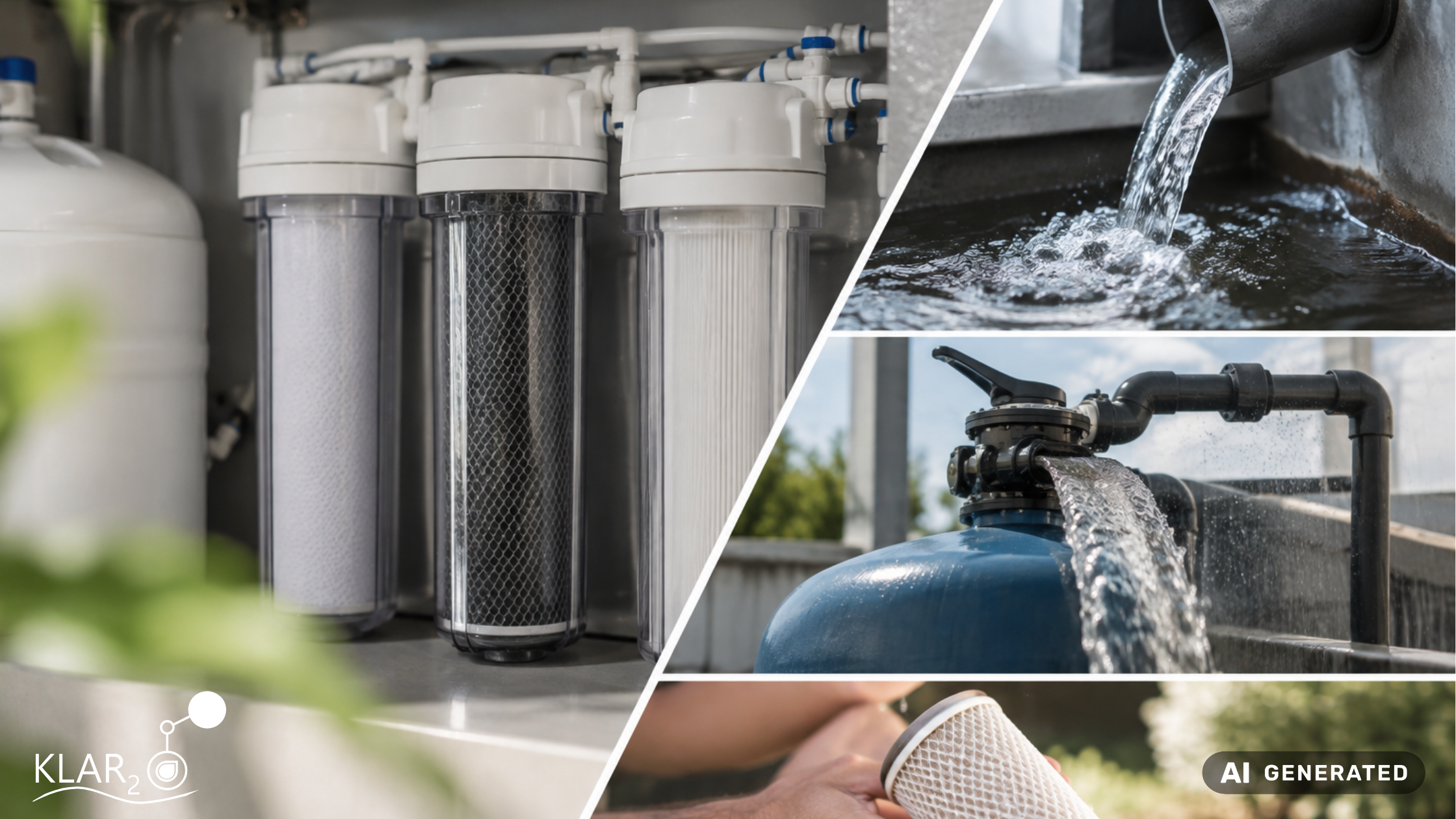 Filtration can improve water quality, but treatment itself may use water. Learn how RO concentrate, backwashing, regeneration and filter lifetime affect the hidden water footprint.