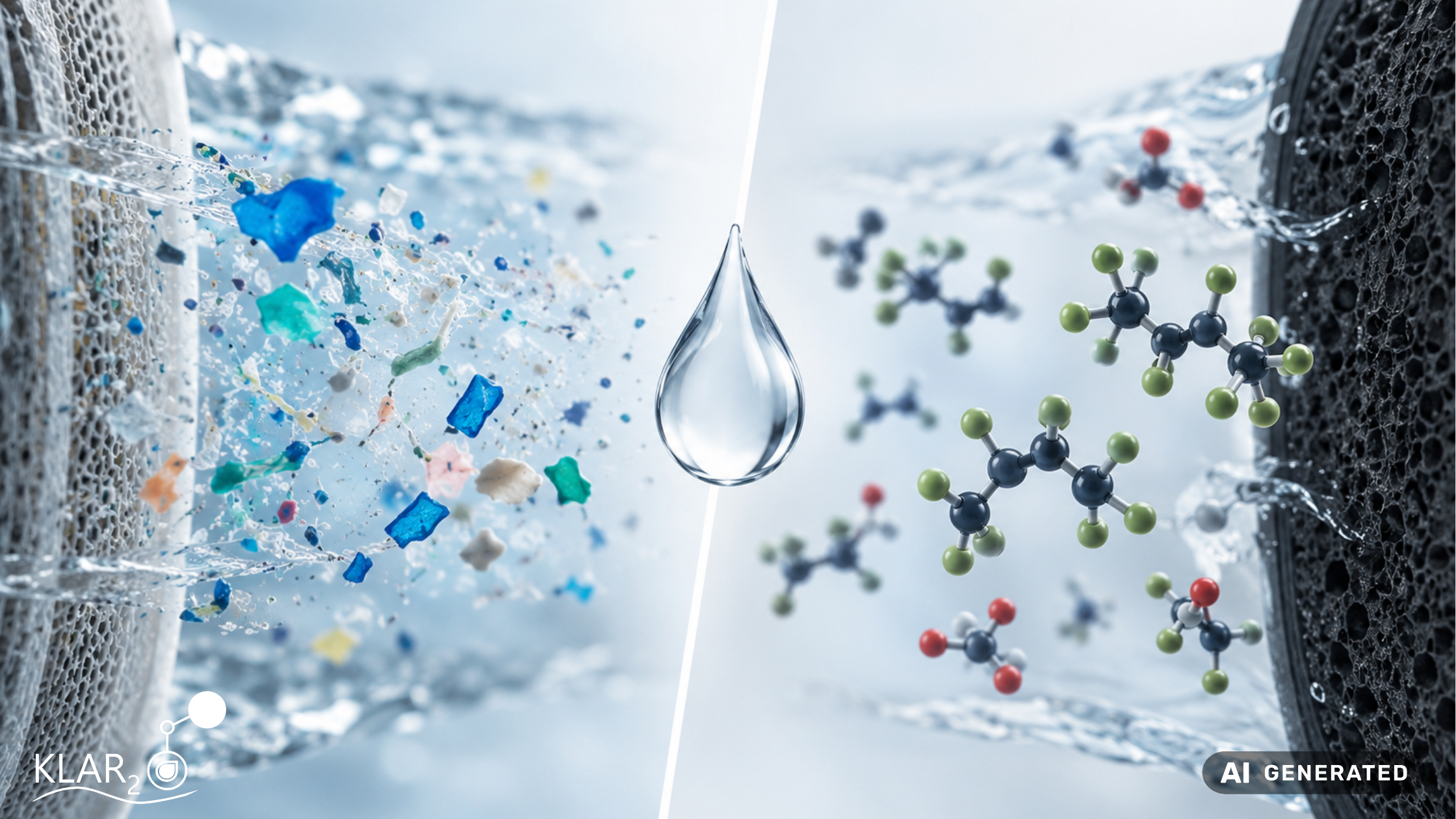 Microplastics are particles, while PFAS are dissolved chemicals. Learn why these contaminants require different filtration mechanisms and treatment strategies.